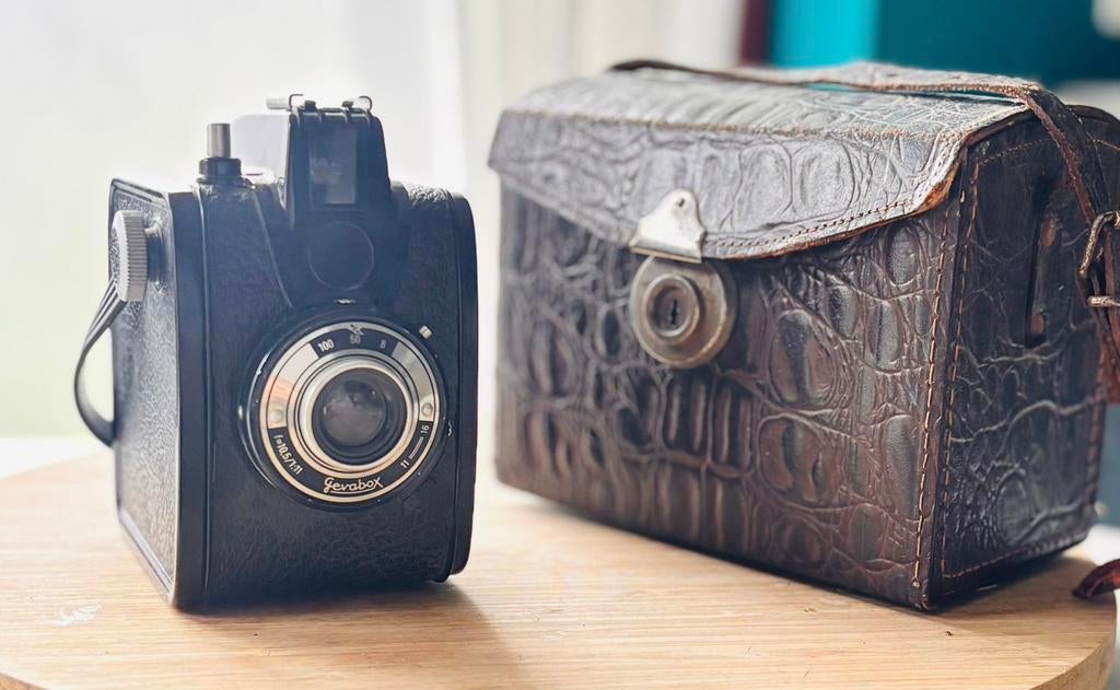 Gevabox fototoestel met tas, Ophalen of Verzenden, Fototoestel