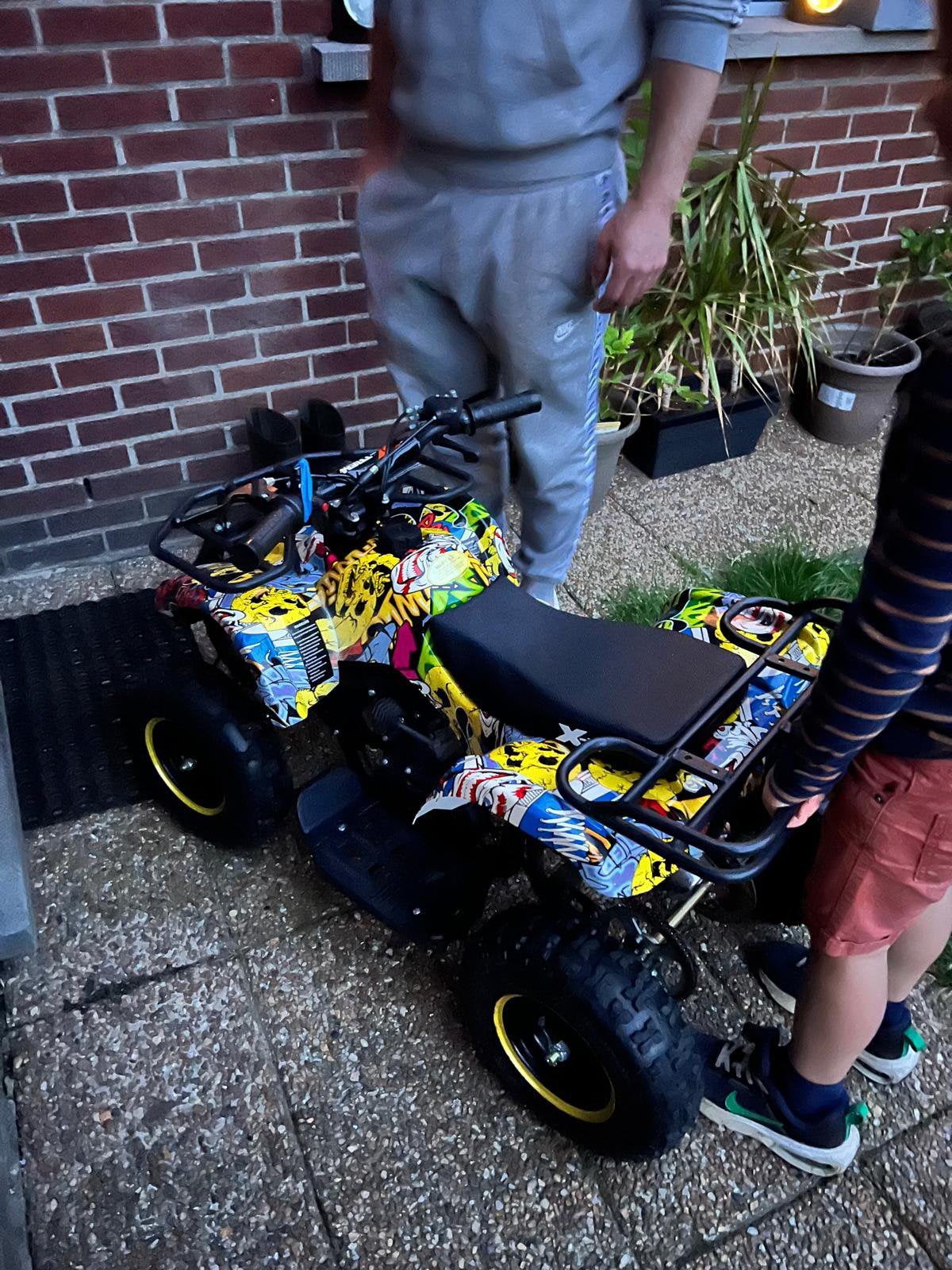 Mini quad, Ophalen, Zo goed als nieuw