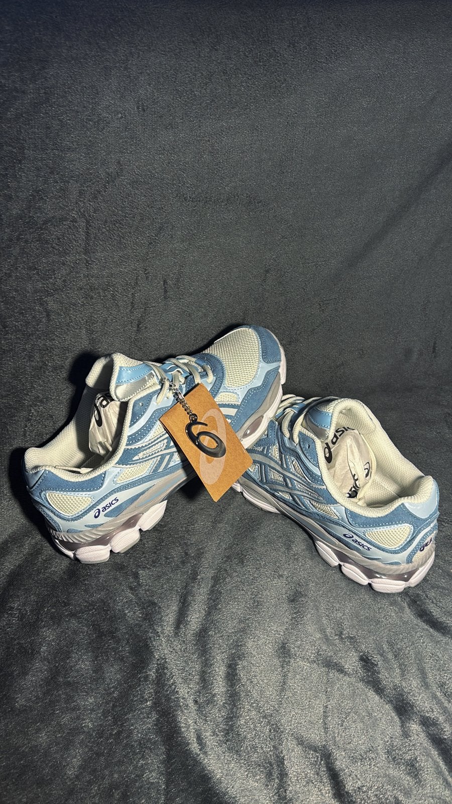 asics gel nyc bleu, Verzenden, Zo goed als nieuw