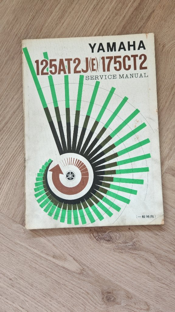 service manual yamaha 125 AT2 , 175 CT2, Ophalen of Verzenden, Gebruikt
