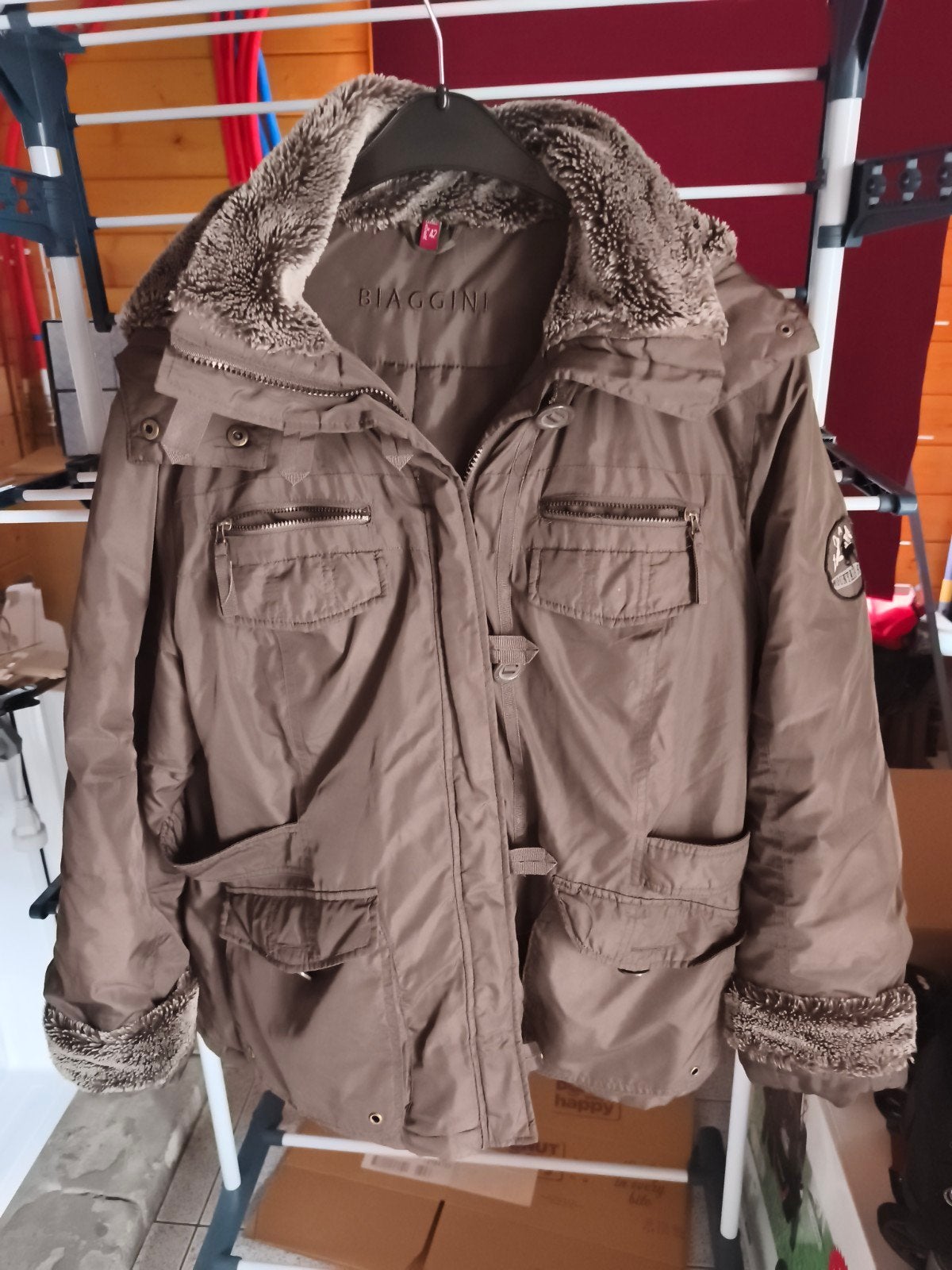 winter jas, Kleding | Dames, Jassen | Winter, Ophalen, Maat 42/44 (L)