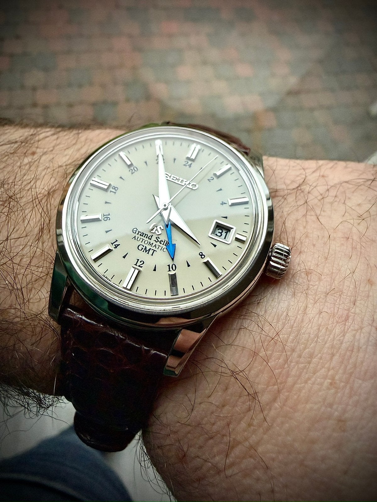 Grand Seiko SBGM003 verzamelaar, Handtassen en Accessoires, Horloges | Heren, Ophalen, Seiko