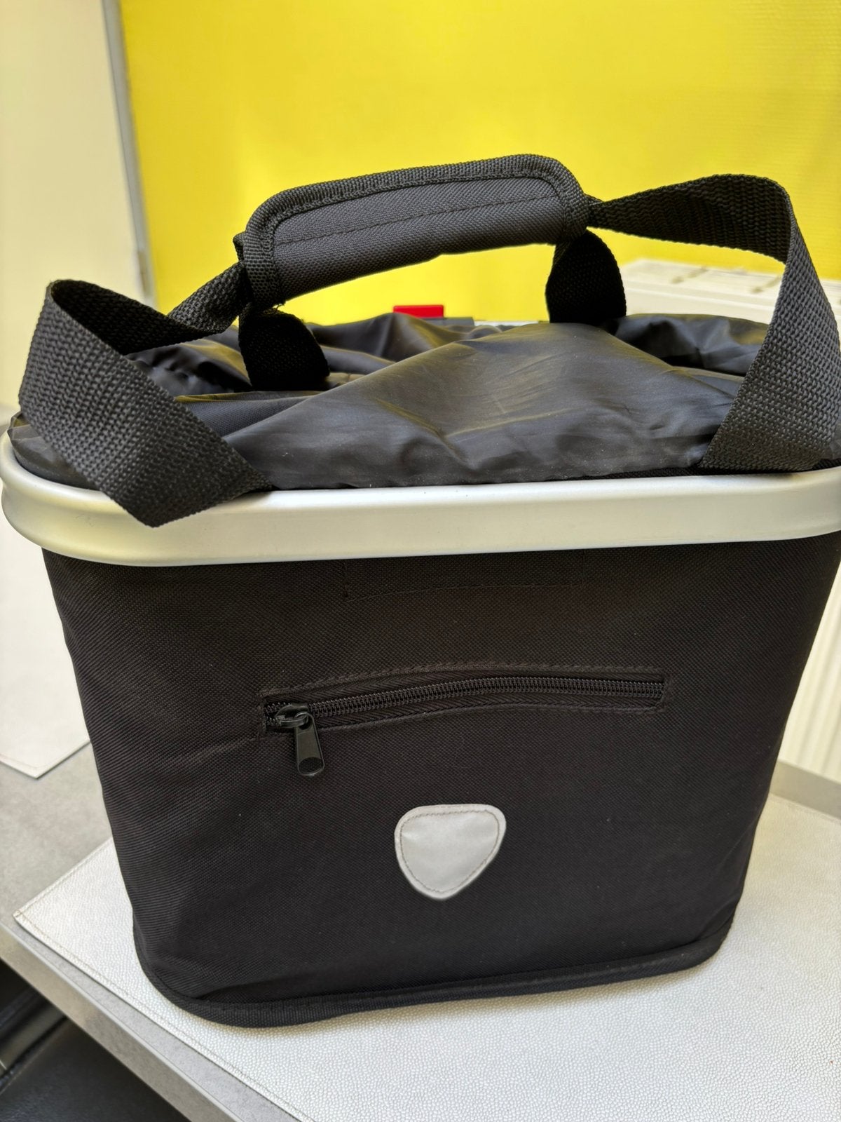 Panier de vélo amovible TOP MOVE avec fixation guidon, Vélos & Vélomoteurs, Enlèvement, Comme neuf, Panier de vélo