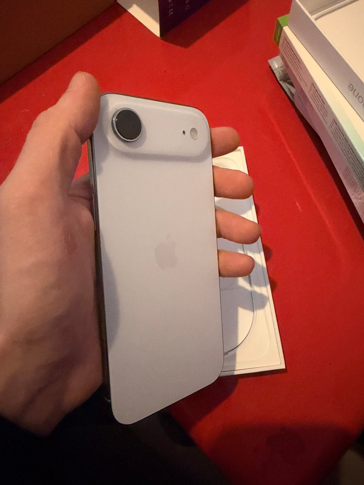 Iphone 17 air 256gb sky blue, Ophalen, Zo goed als nieuw, IPhone 17 Air