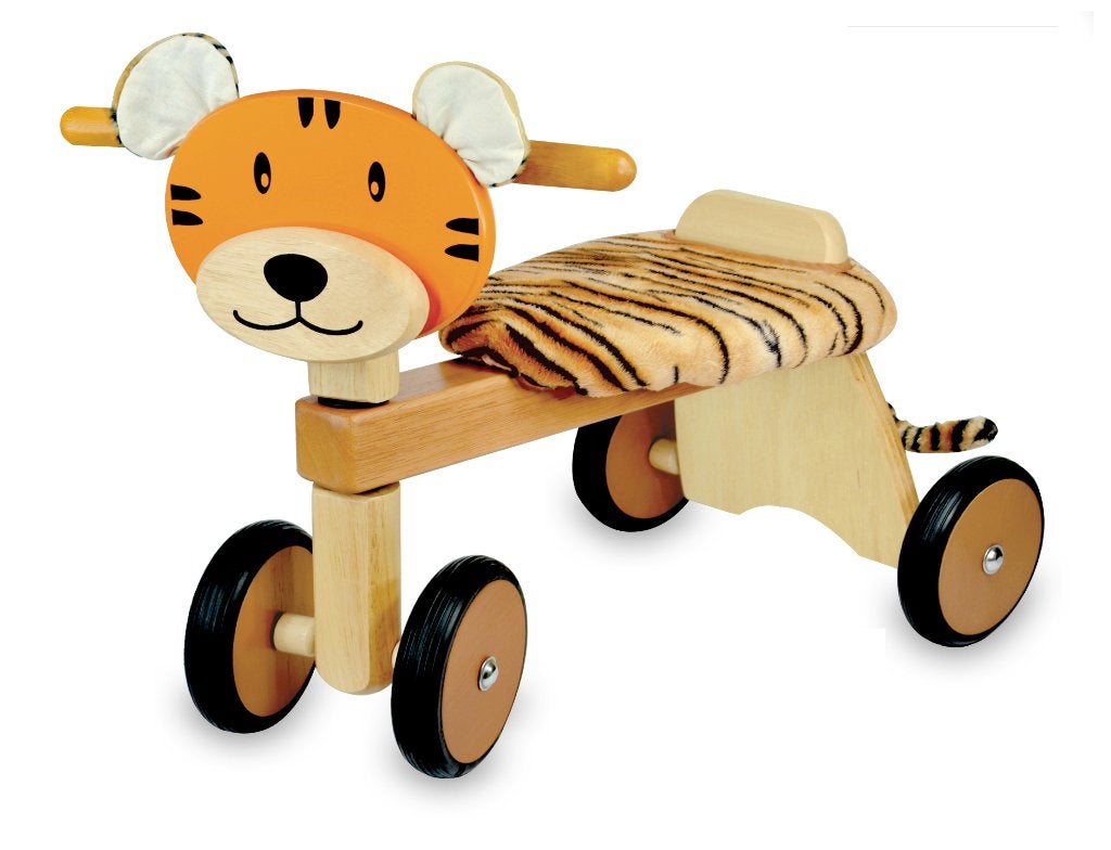 Houten loopfiets tijger met of zonder naam, Kinderen en Baby's, Ophalen of Verzenden, Nieuw, Kraamcadeau