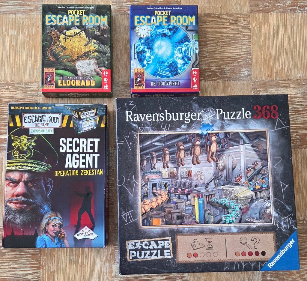 Escape Room  – Pocket Escape Room + Ravensburger Escape, Enlèvement ou Envoi, Comme neuf, 999 games