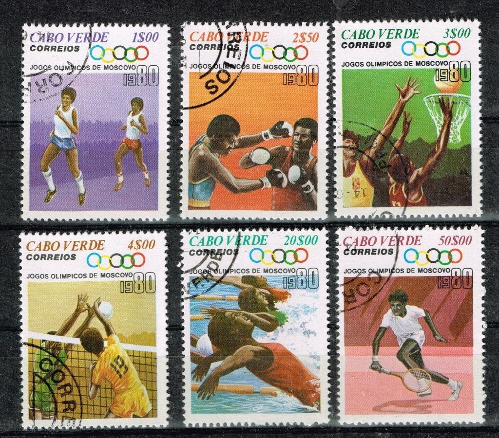 Postzegels uit Cabo Verde - K 2248 - Olympische Spelen, Verzenden, Overige landen, Gestempeld