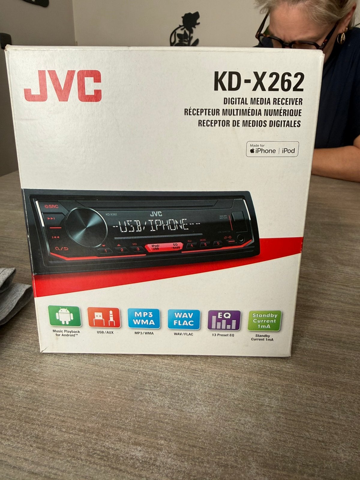 JVC draagbare Radio, Autos : Pièces & Accessoires, Autres pièces automobiles, Enlèvement