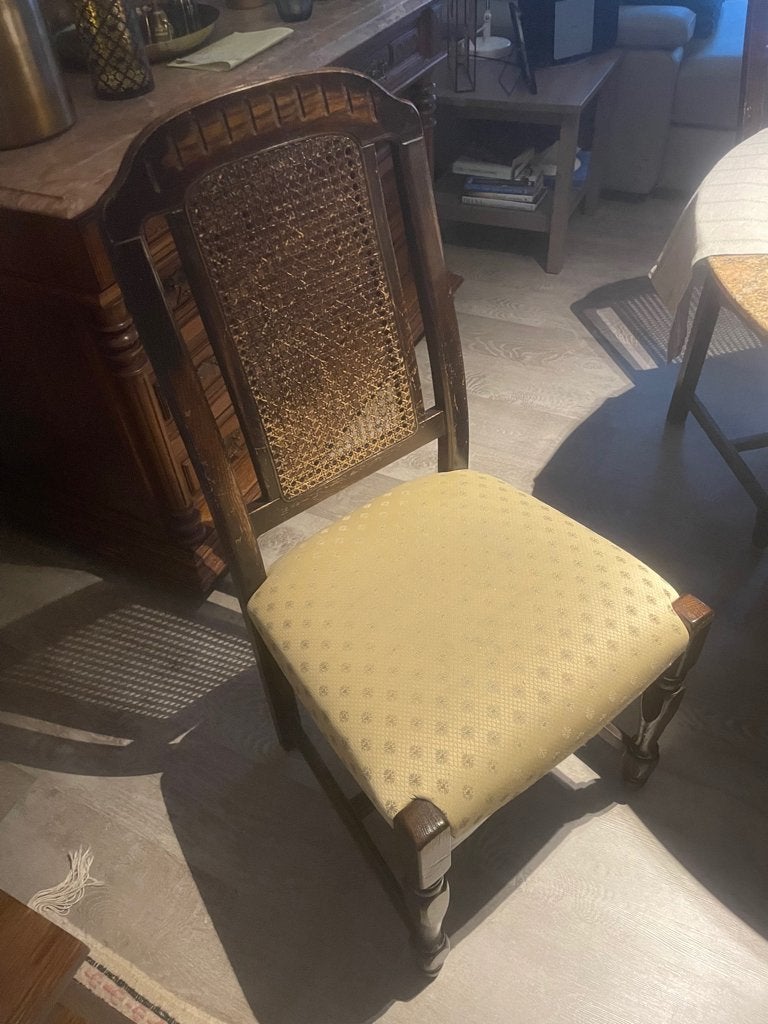 Stoel, Ophalen, Gebruikt, Bruin, Vier