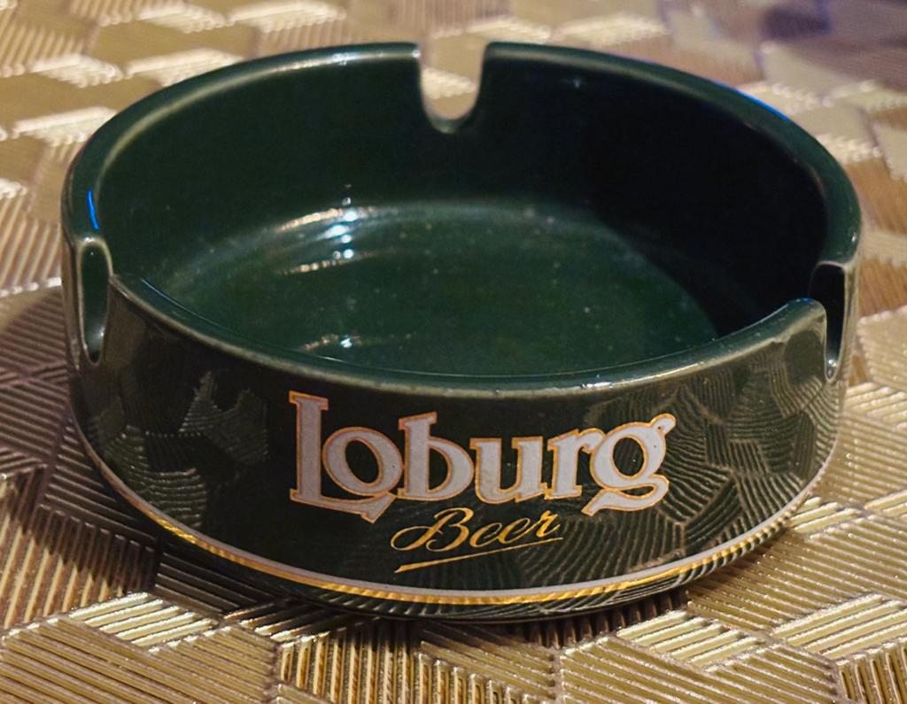 Loburg beer asbak, Verzamelen, Biermerken, Ophalen of Verzenden, Gebruikt, Overige typen, Overige merken