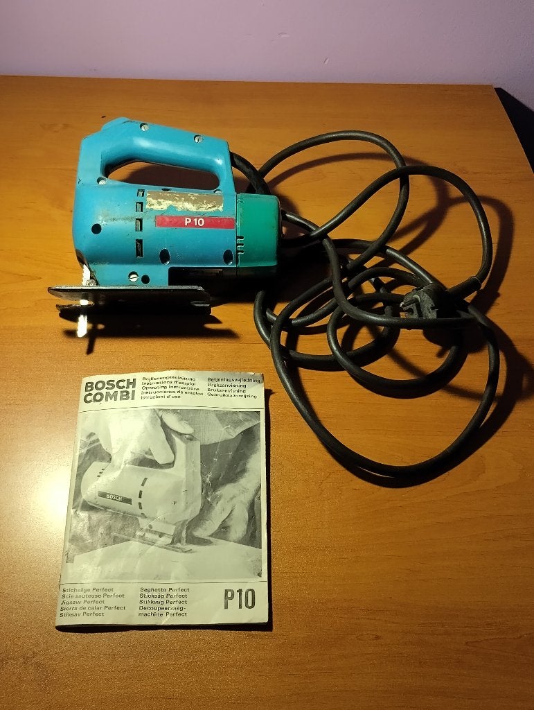 Scie sauteuse perfect filaire Bosch P10 vintage (testé), Bricolage & Construction, Moins de 600 watts, Enlèvement, Utilisé, Scie sauteuse