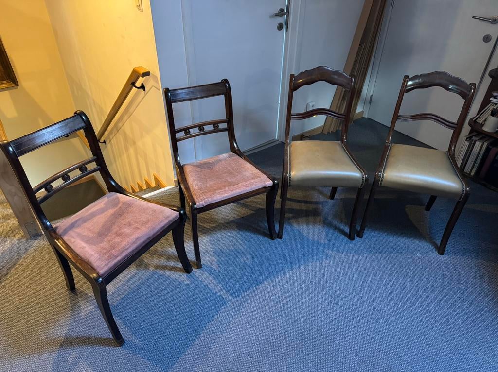 4 chaises vintages pour bricoleur a donner, Enlèvement