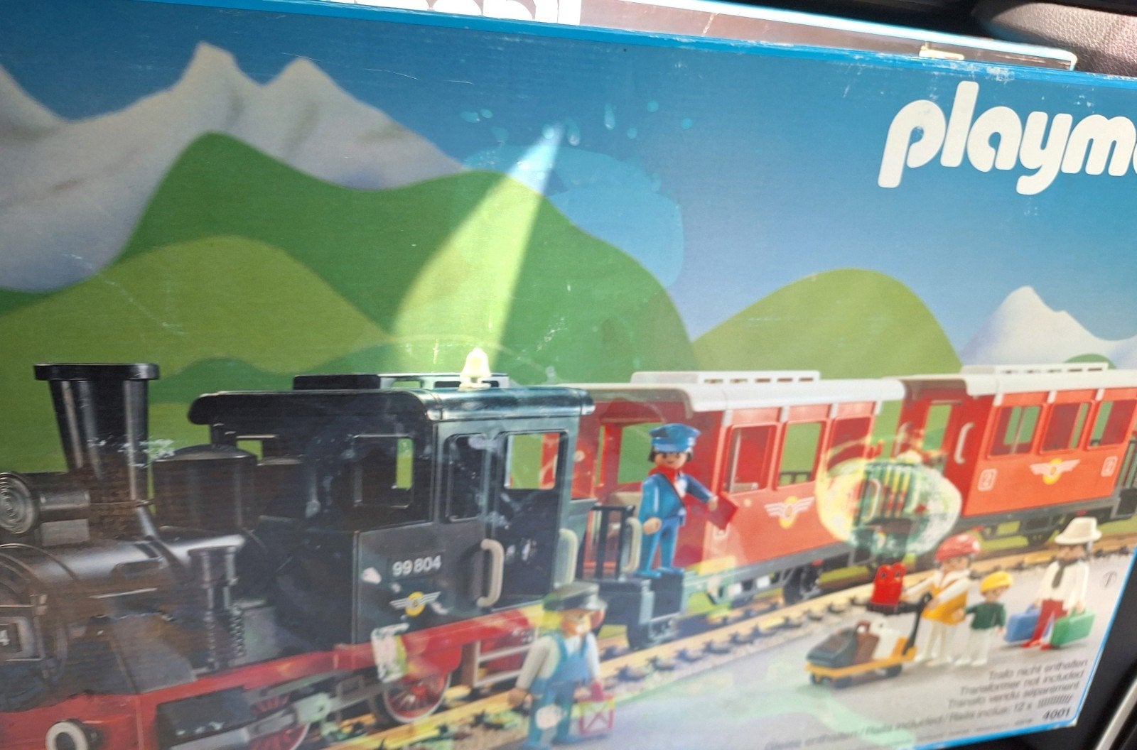vintage Playmobil trein 4001, Ophalen of Verzenden, Figuren