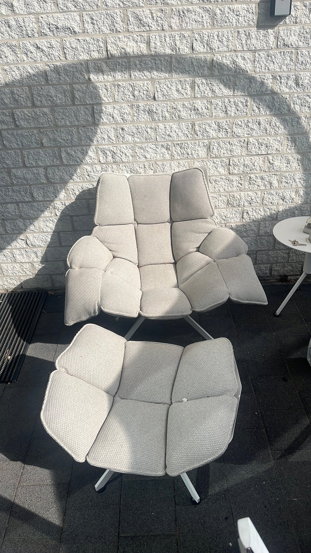 Husk outdoor zetel, Ophalen, Zo goed als nieuw