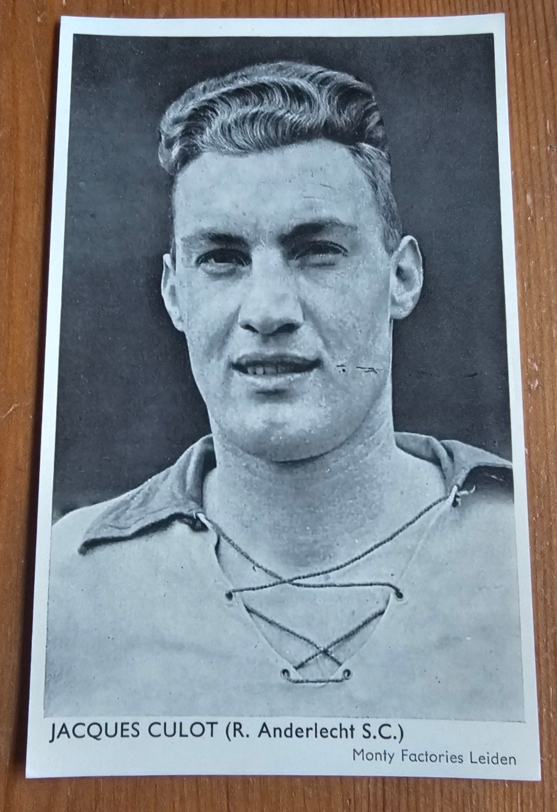 1955 Monty Factories Leiden Jacques Culot Anderlecht Foot, Enlèvement ou Envoi, Comme neuf, Image