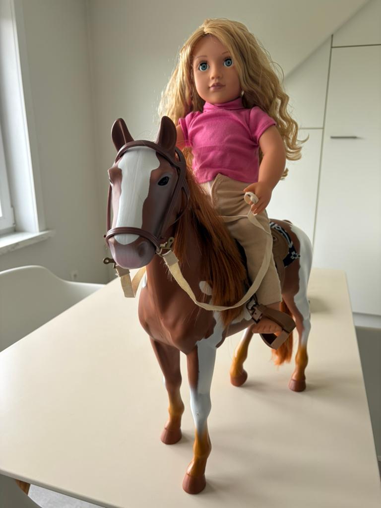 Our Generation paard met grote pop, Ophalen, Zo goed als nieuw