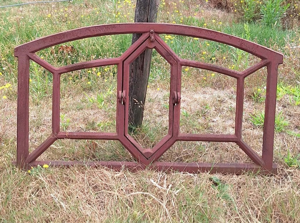 Gietijzeren stalraam als deco of voor gebruik., Antiek en Kunst, Ophalen