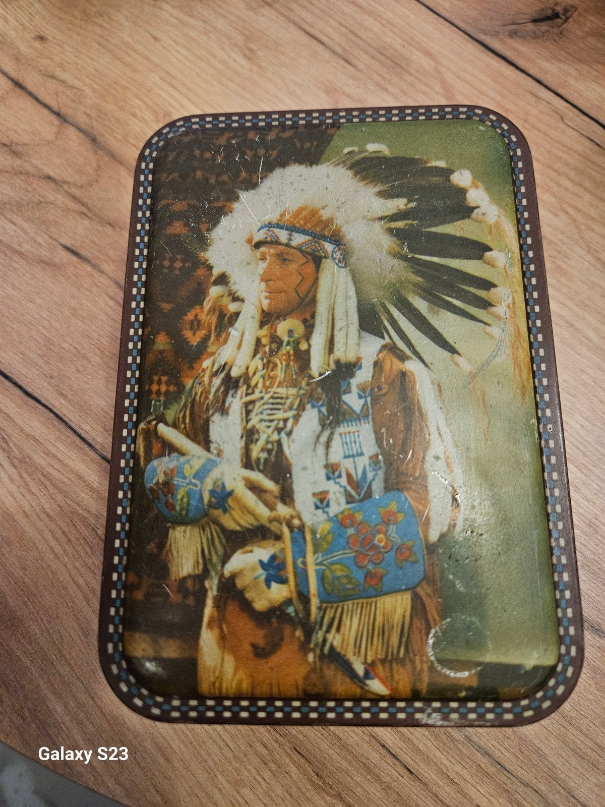 Boîte vintage Sharp’s Toffee "Chef Indien" / Oude blikken do, Collections, Enlèvement