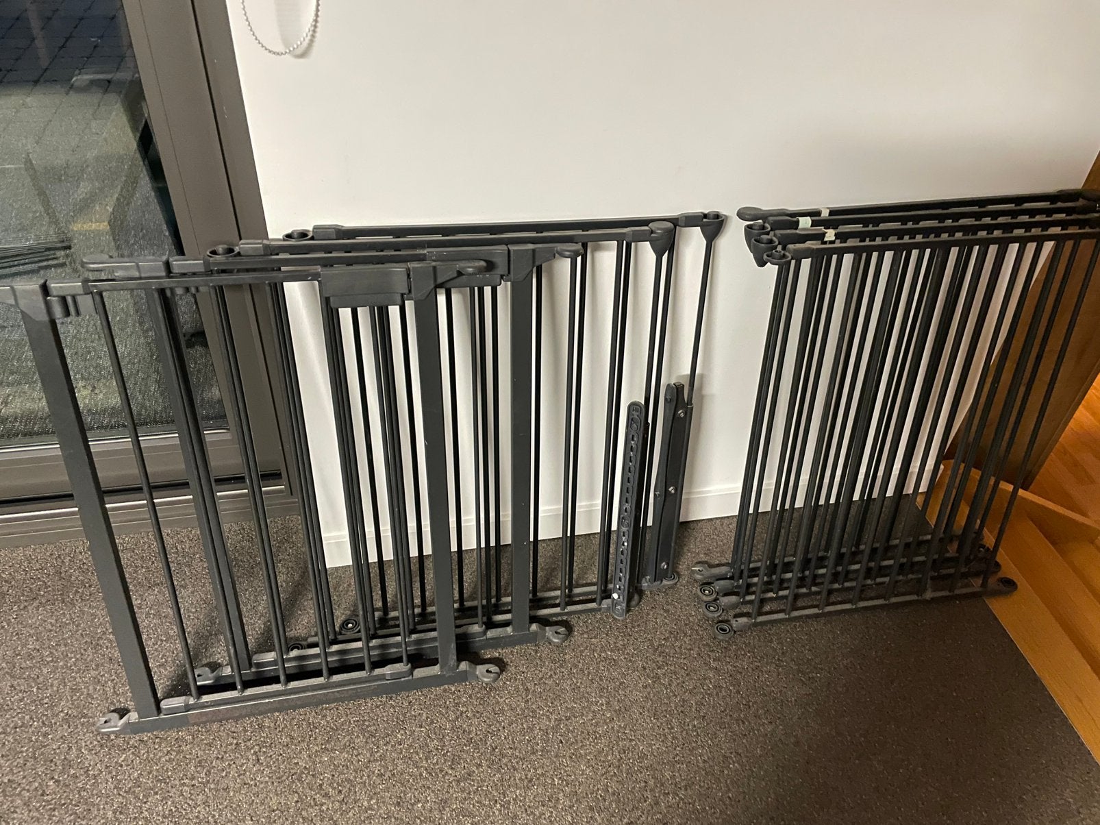 Portail pour enfants - avec 8 pièces et 2 portes, Enfants & Bébés, Enlèvement, Utilisé, Autres types, 115 cm ou plus