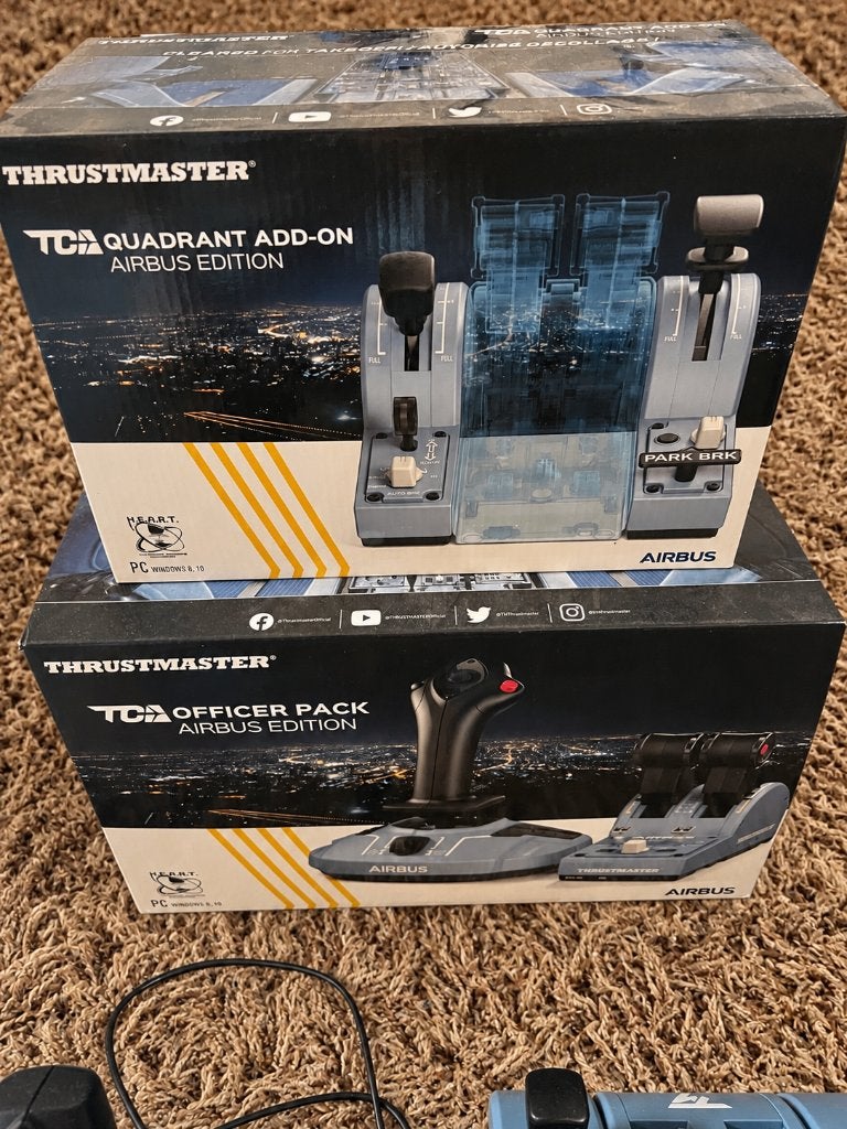 flight sim Airbus controls, Informatique & Logiciels, Enlèvement ou Envoi, Comme neuf, TCA & Thrustmaster