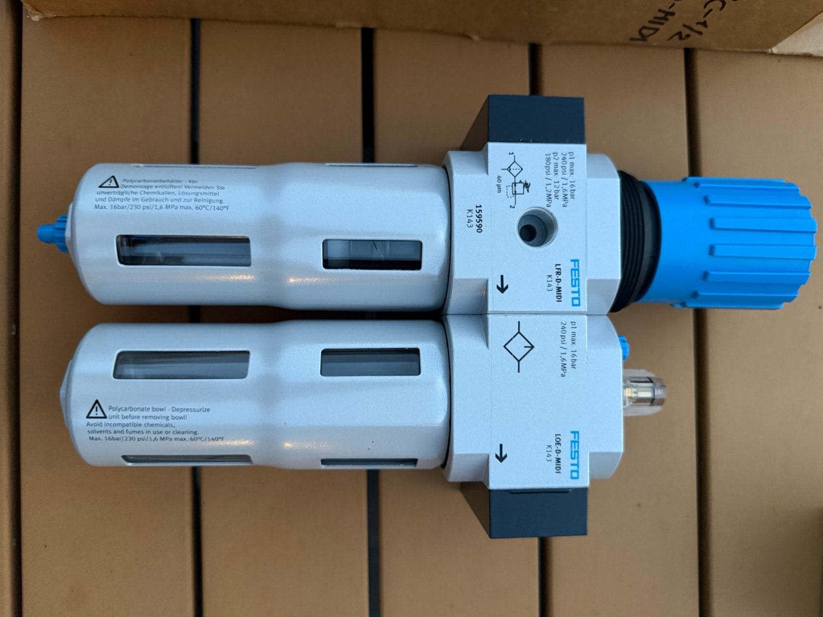 Festo perslucht verzorgingsunit, Enlèvement, Comme neuf
