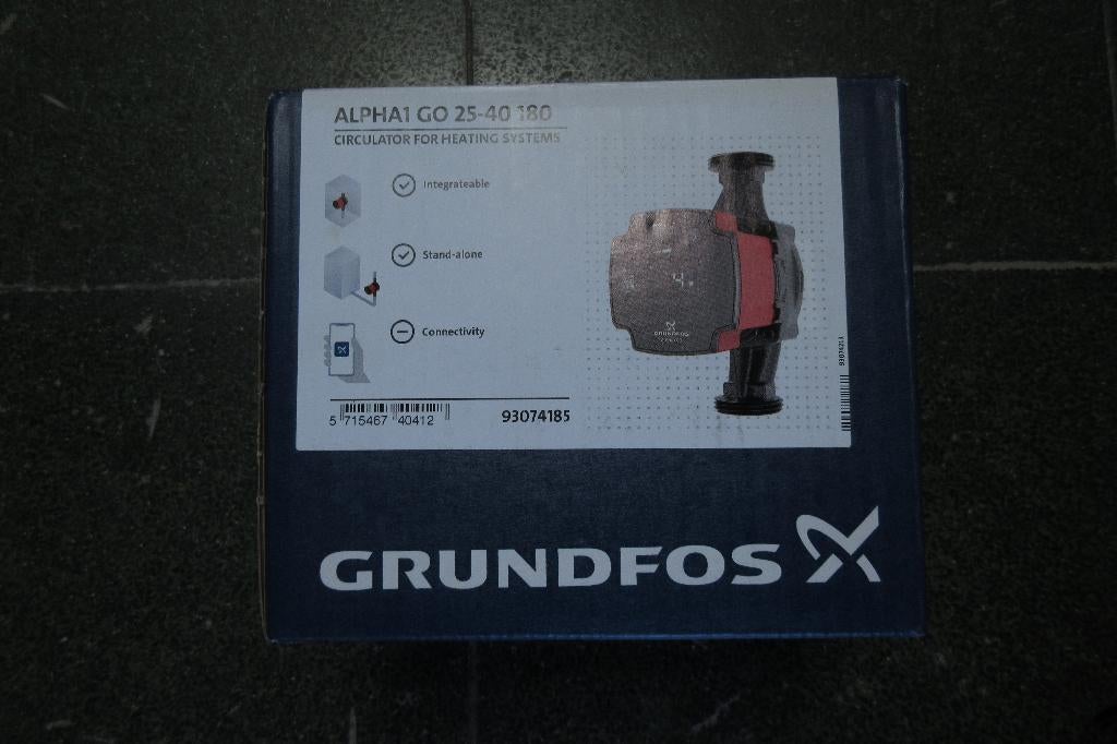 grundfoss circulatiepomp, Doe-het-zelf en Bouw, Ophalen, Minder dan 30 cm, Hoog rendement (Hr), Overige typen