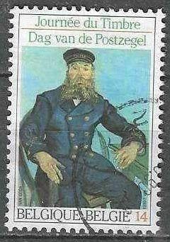 Belgique 1990 - Yvert/OBP 2365 - Journée du timbre (ST), Envoi, Affranchi, Oblitéré, Art