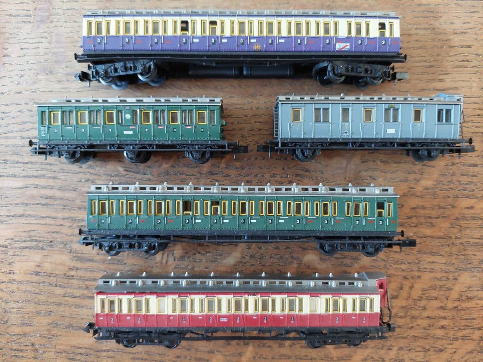 arnold N 5 delige set van de drg deutsche reichsbahn, Ophalen of Verzenden, Rails, Arnold