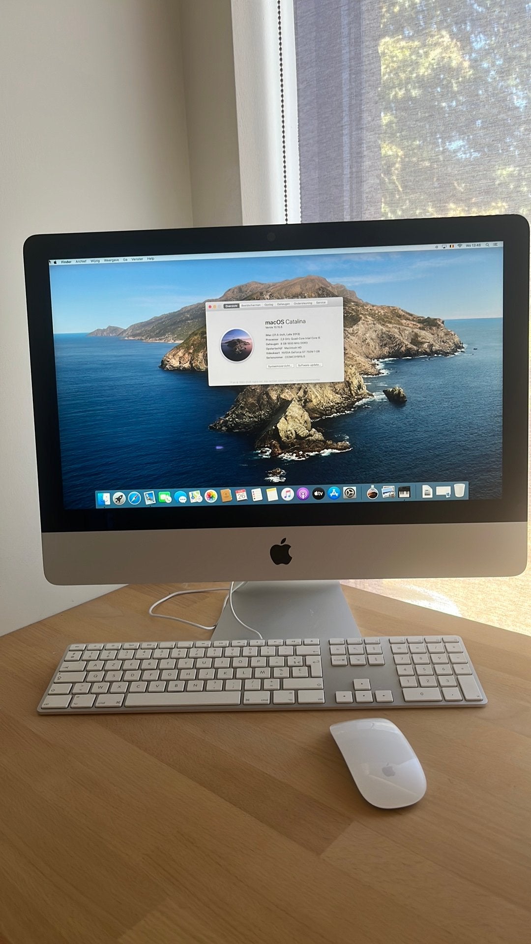 Imac 21,5inch, Computers en Software, Apple Desktops, Ophalen, Zo goed als nieuw