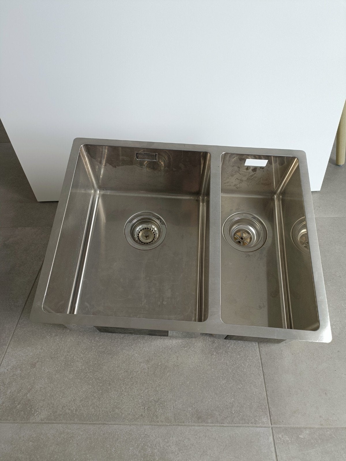 Spoelbak RVS , dubbele voor keuken,, Huis en Inrichting, Keuken | Keukenelementen, Ophalen