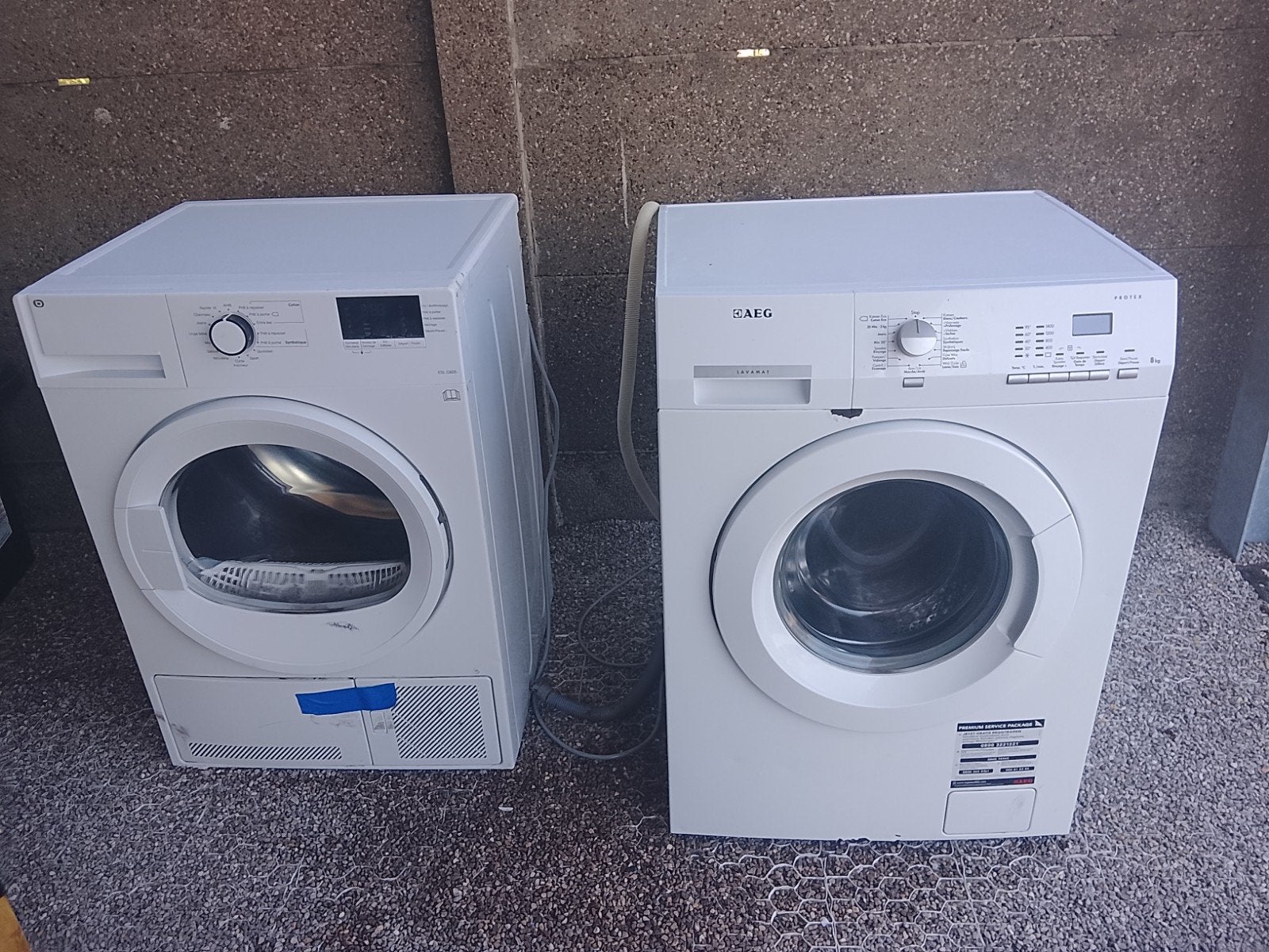 Wasmachine en condens droogkast 100€, Enlèvement ou Envoi