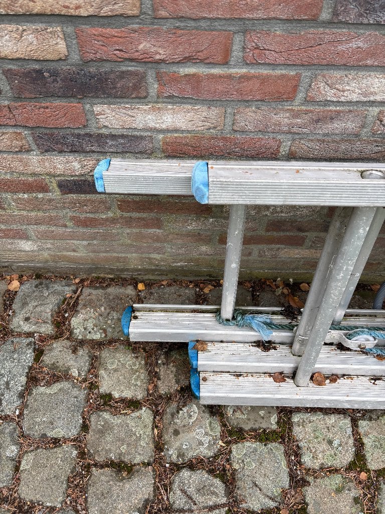 Solide ladder 80 - 3 delen, Ophalen, Gebruikt, Ladder, Opvouwbaar of Inschuifbaar
