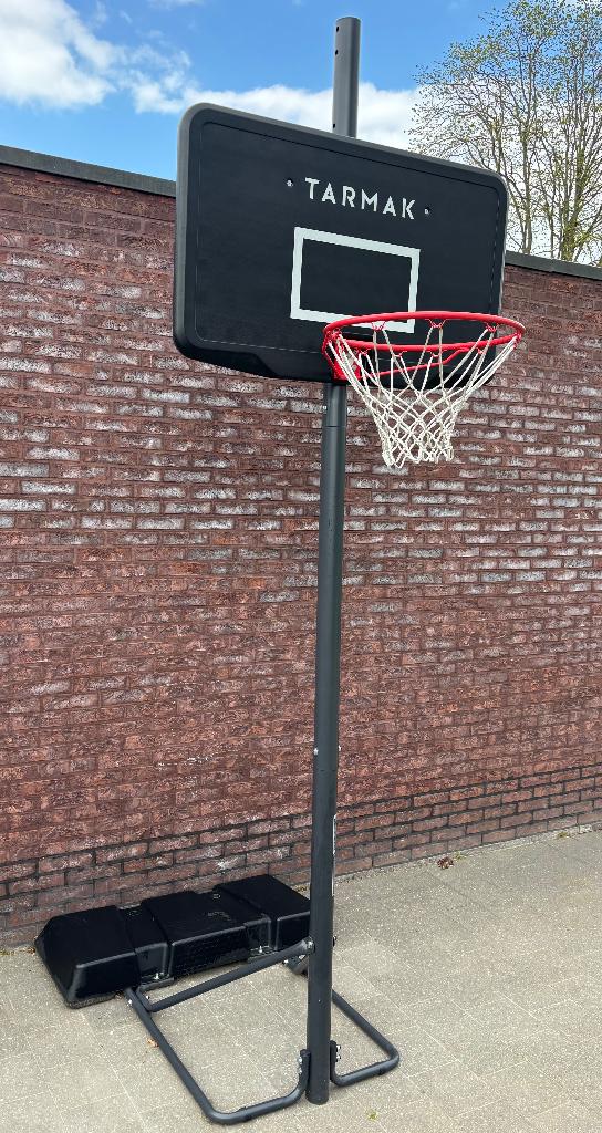 Basketbal paal, Ophalen, Zo goed als nieuw, Ring, Bord of Paal
