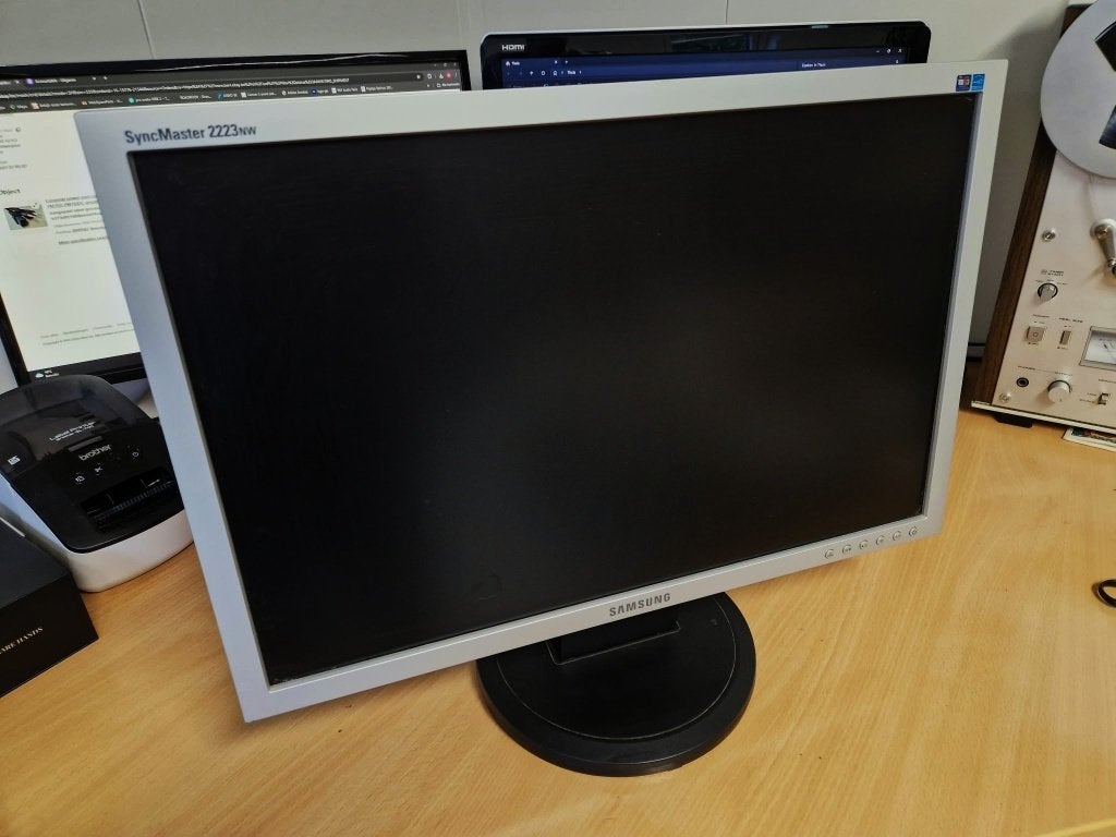 Moniteur à écran 22 pouces Samsung Syncmaster 2223NW, Informatique & Logiciels, Enlèvement ou Envoi, Utilisé, Samsung, TN