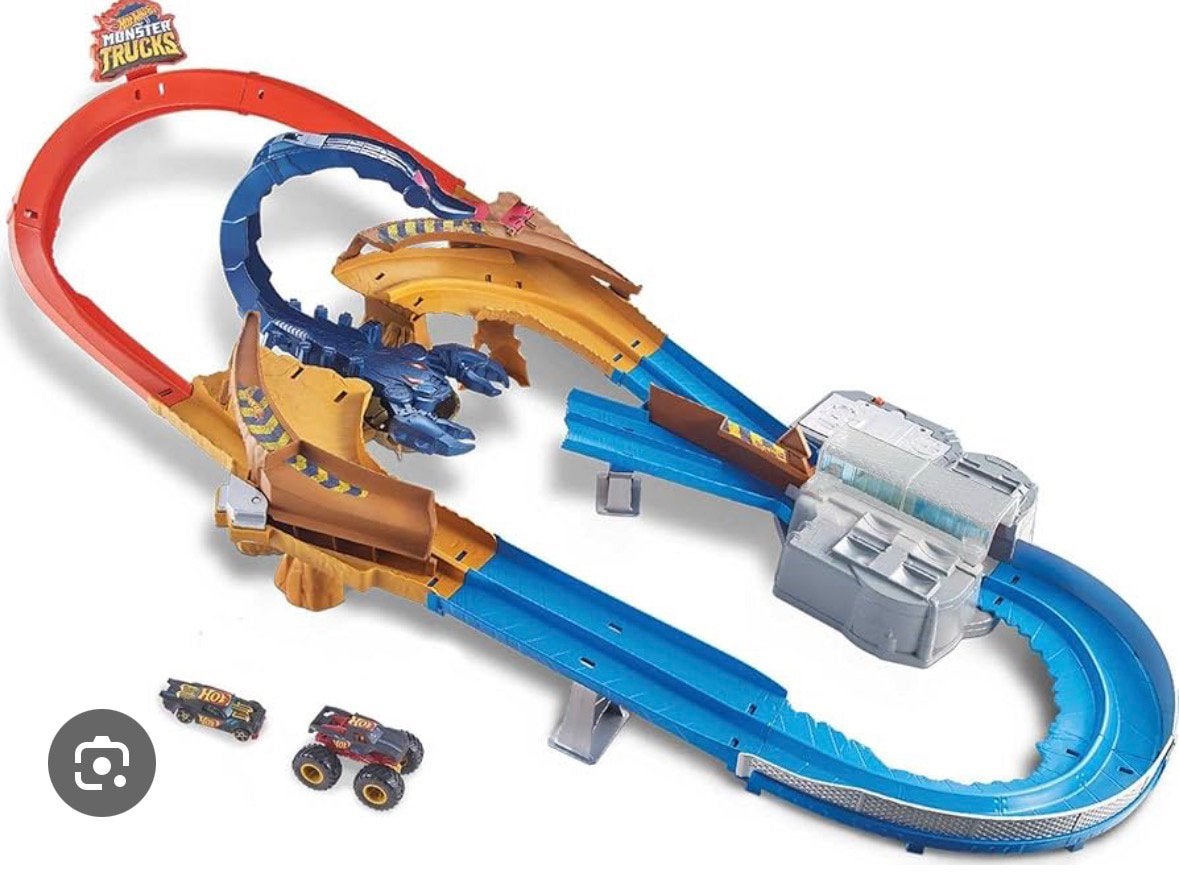 Hotwheels monster truck Scorpion, Kinderen en Baby's, Ophalen, Zo goed als nieuw