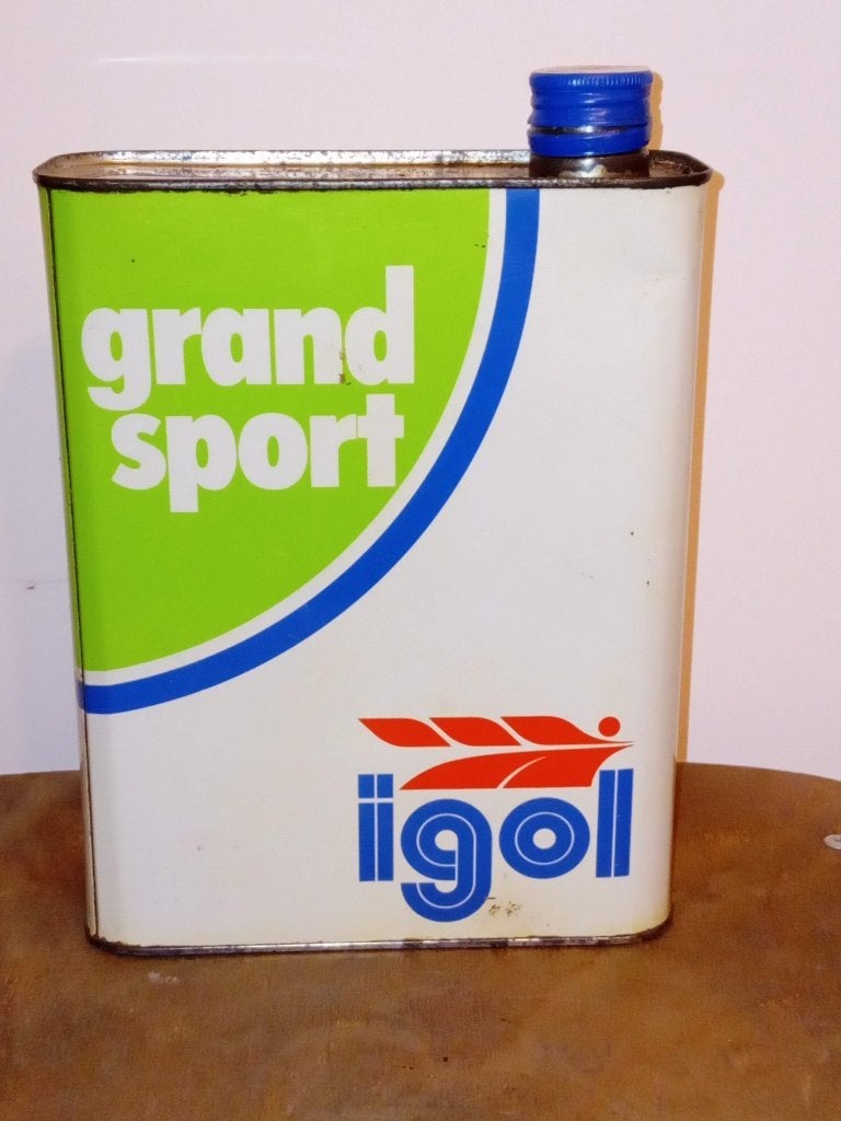 vintage olieblik IGOL Grand Sport, Verzamelen, Ophalen of Verzenden, Zo goed als nieuw
