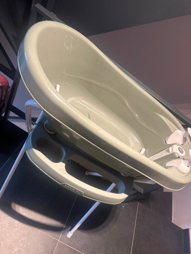 Bebe Jou babybadje met standaard, Kinderen en Baby's, Badjes en Verzorging, Ophalen, Gebruikt, Badje, Bébé-jou