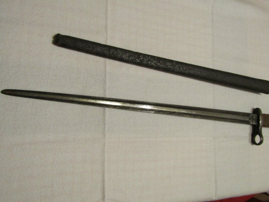Formidable Baïonnette belge modèle 1916 pour fusil 1889, Enlèvement ou Envoi, Armée de terre, Couteau ou Poignard