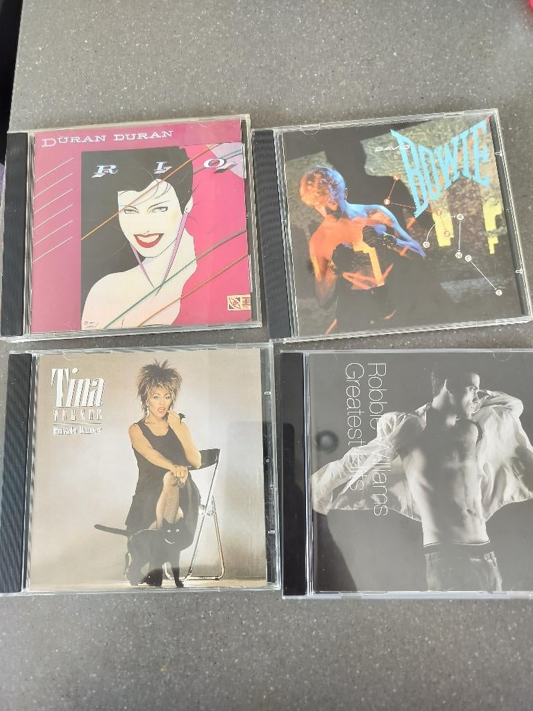 Tina Turner David Bowie Sting R Williams 8 CD's voor 5 euro, Cd's en Dvd's, Cd's | Pop, Gebruikt, Ophalen of Verzenden