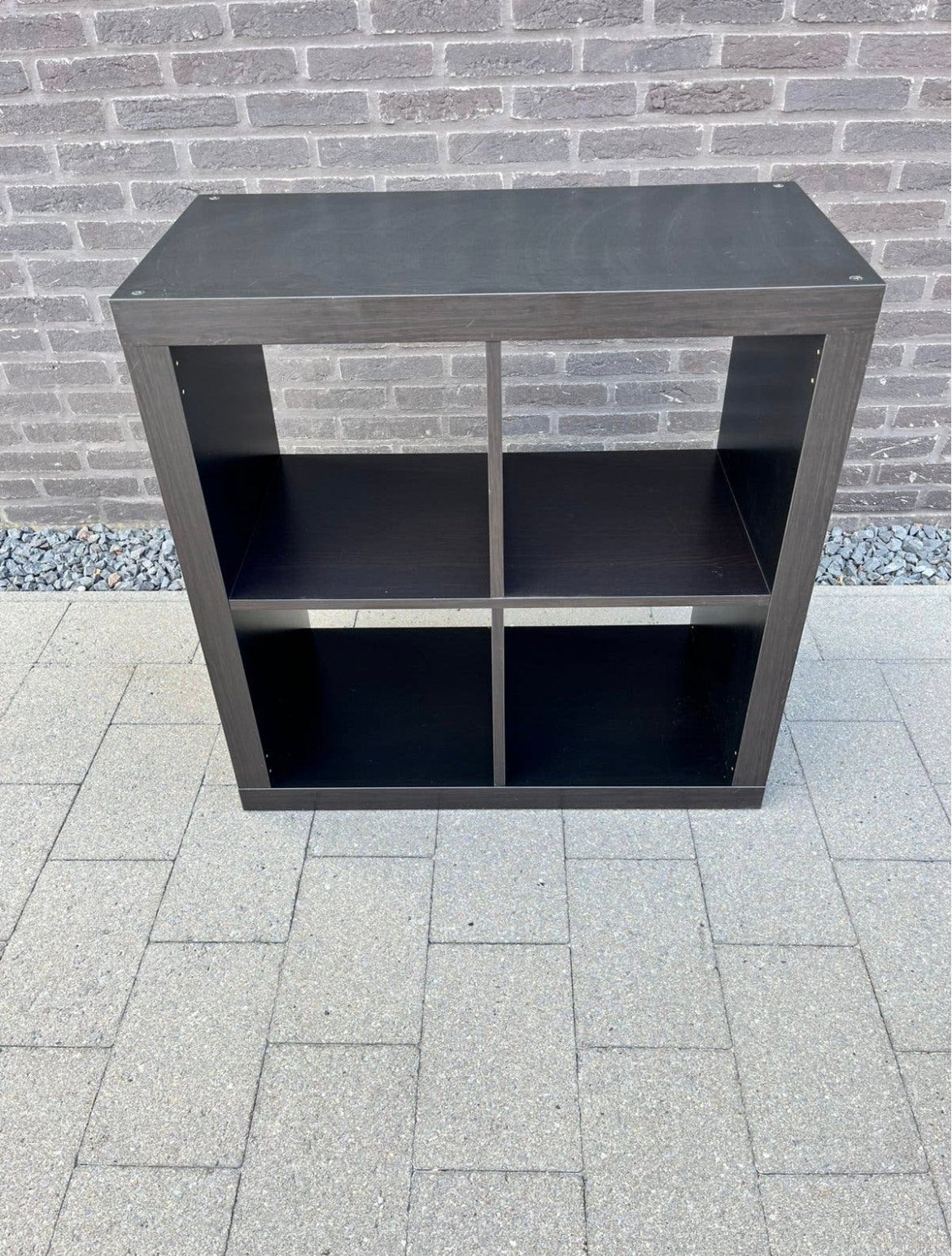 Ikea open kast bruin zwart, Ophalen, Zo goed als nieuw