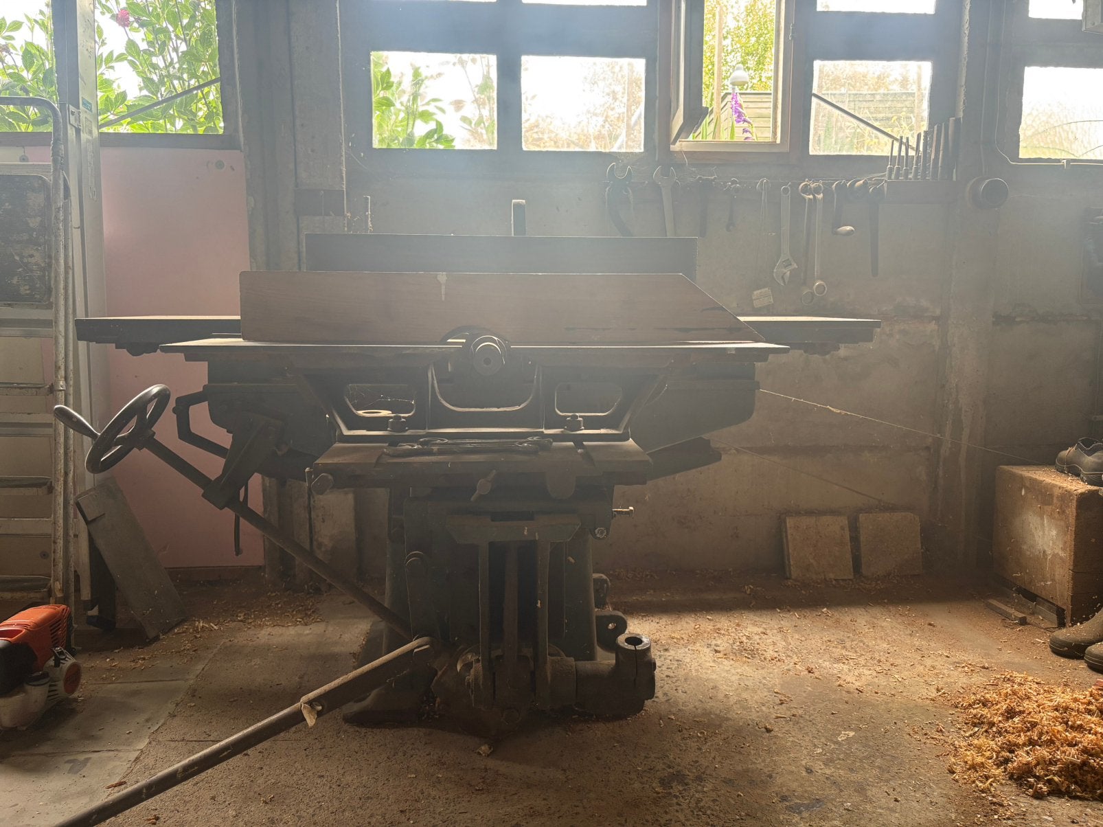 Oud schaafmachine, Ophalen, Gebruikt, Elektrisch