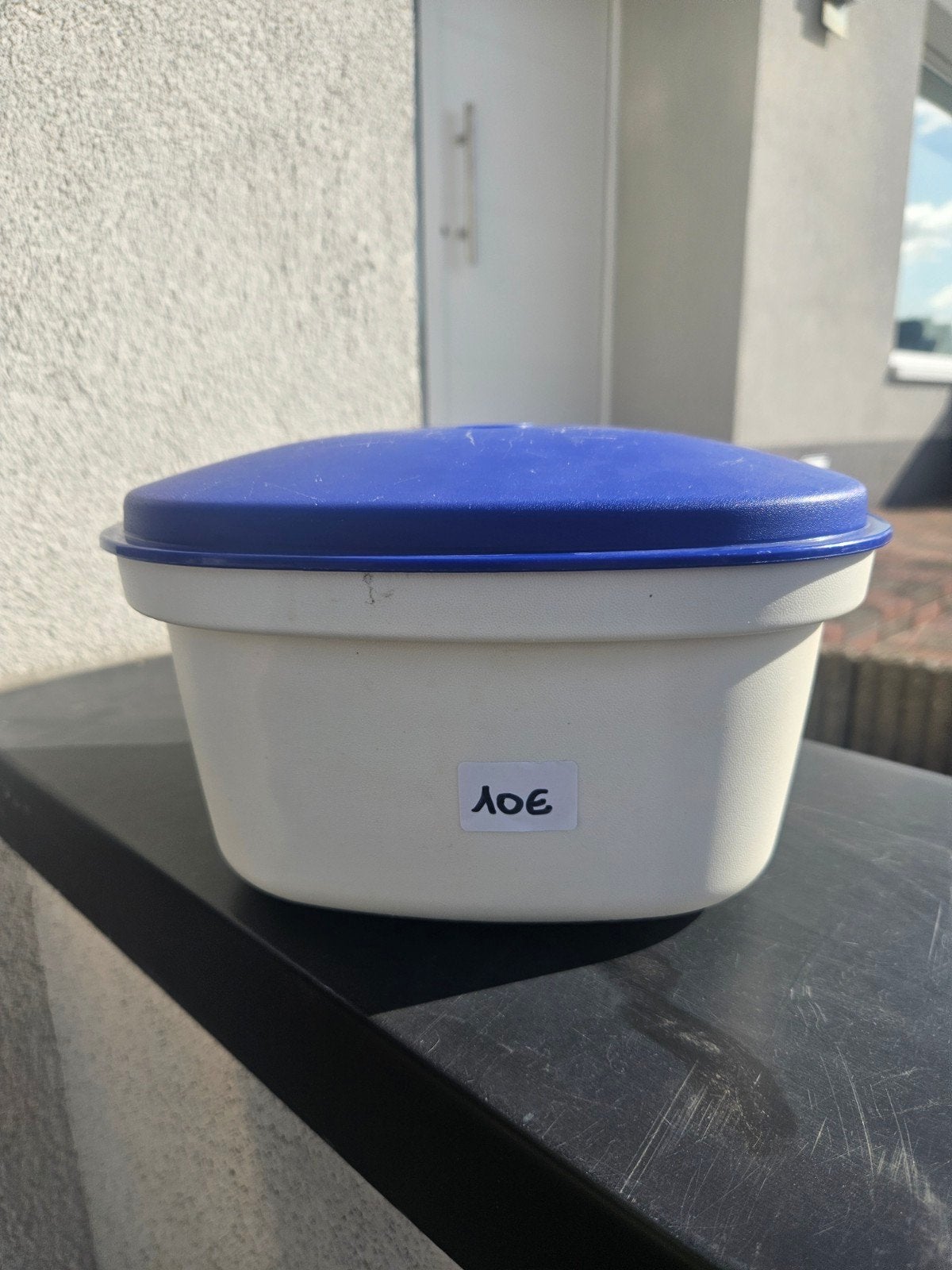 tupperware potten, Ophalen