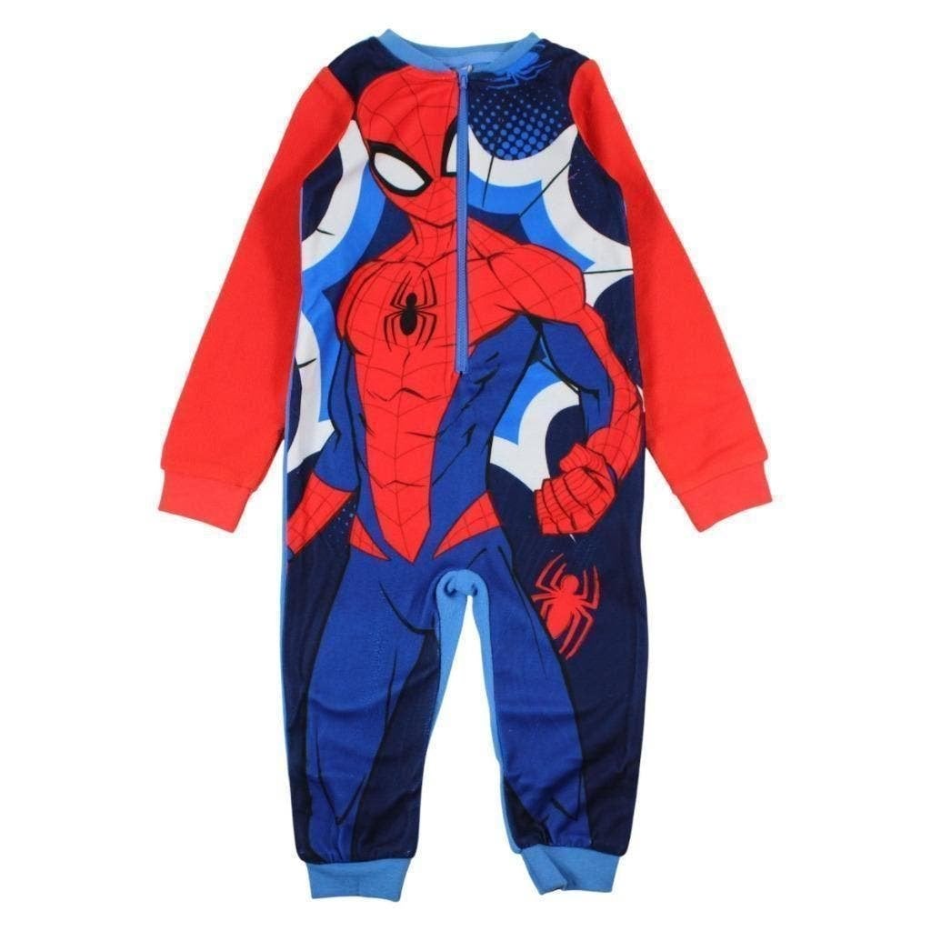 Spiderman Fleece Onesie - Mt 92 - 98 - 104 - 110 - 116 - 128, Nacht- of Onderkleding, Nieuw, Ophalen of Verzenden, Spiderman