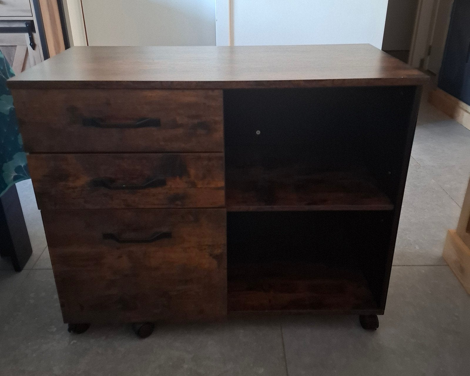 Armoire de bureau ou d'entrée impeccable, 25 à 50 cm, Comme neuf, Enlèvement, 50 à 100 cm
