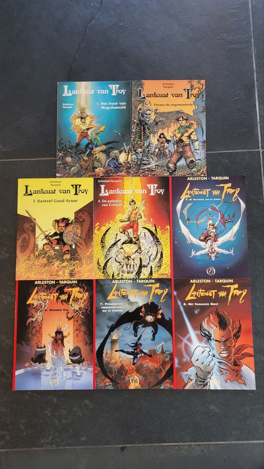 Stripreeks - Langfeust van troy, Boeken, Arleston Tarquin, Ophalen of Verzenden, Zo goed als nieuw, Meerdere stripboeken