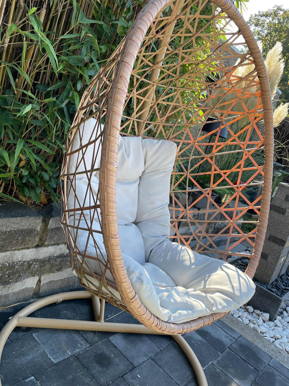 Hangstoel eivorm, Tuin en Terras, Ophalen