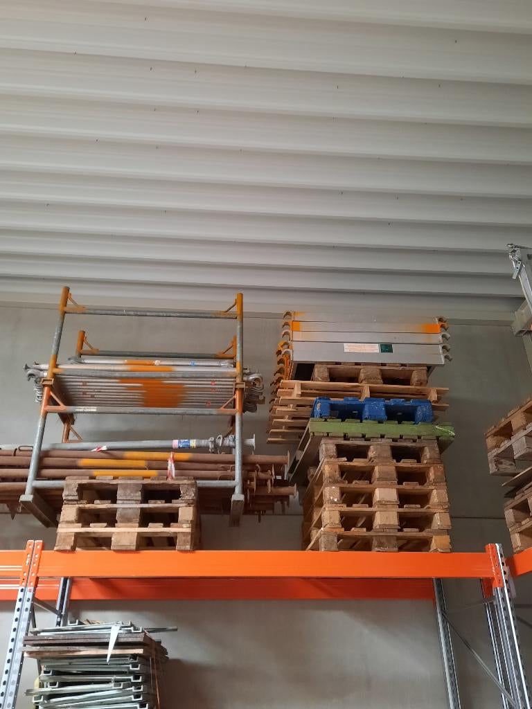 Professionele alu stelling te koop, Doe-het-zelf en Bouw, Ladders en Trappen, Gebruikt, Ophalen