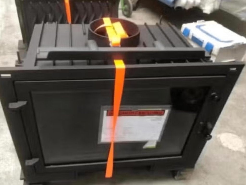 houtkachel / houtcasette / inbouwkachel 8kW, Huis en Inrichting, Kachels, Gebruikt, Inbouw, Houtkachel, Elektrisch, Ophalen
