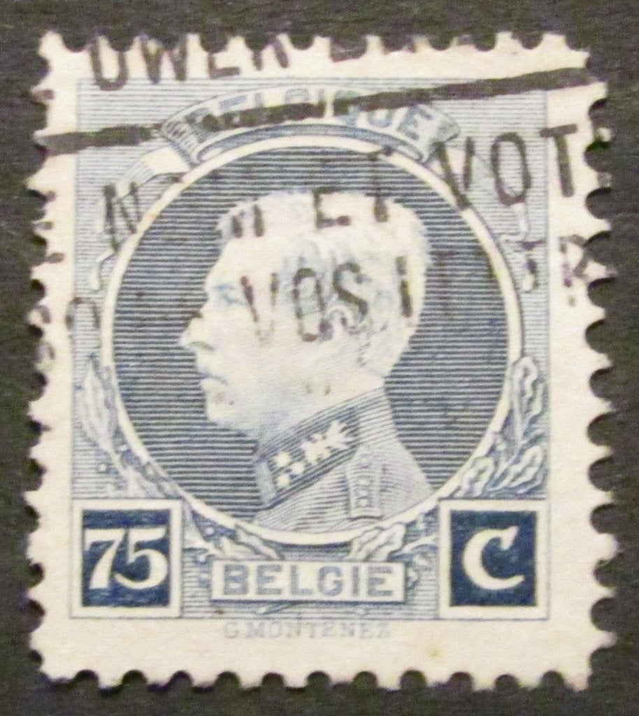 75 centiemen OBC 213 afgestempeld, Met stempel, Koninklijk huis, Frankeerzegel, Ophalen of Verzenden