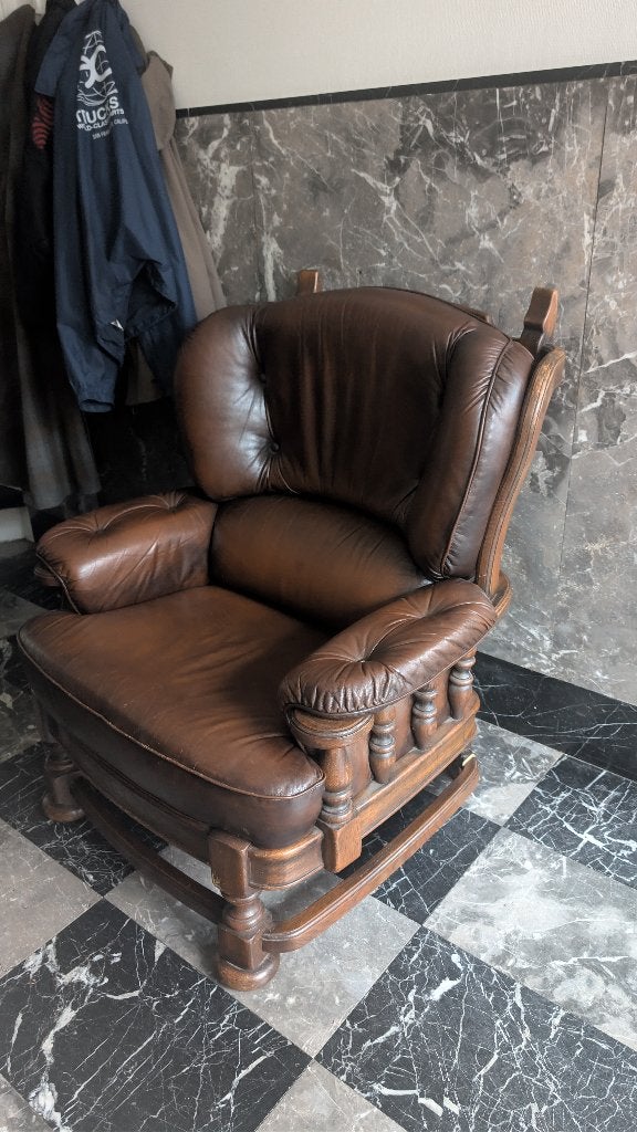 1 persoonszetel, 75 à 100 cm, Vintage, Enlèvement, Utilisé